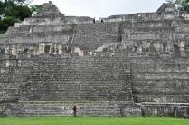 As majestosas ruínas mayas de Caracol, em Belize, quase na fronteira com a Guatemala
